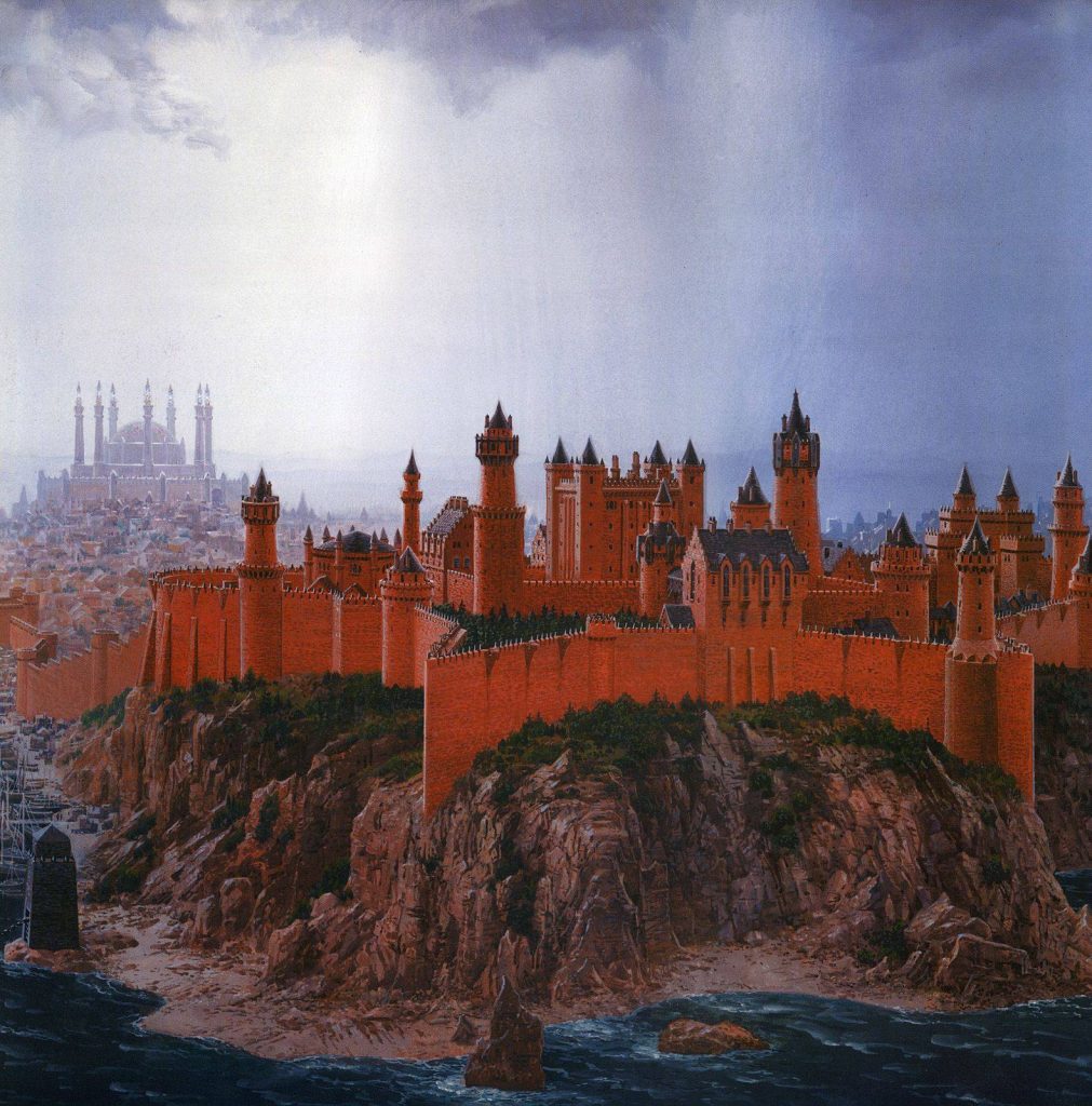Красный замок — одна из самых молодых твердынь Вестероса, он был основан лишь с приходом к власти Таргариенов.
