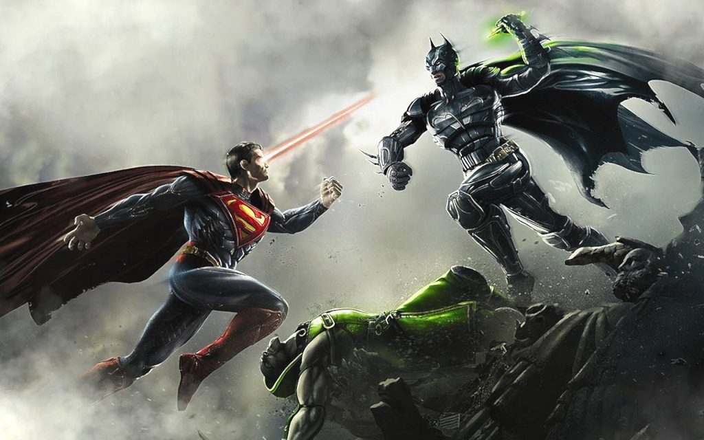 В Injustice: Gods Among Us Супермен выходит на бой против Бэтмен