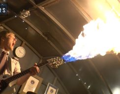 Flamethrowing Guitar & Smokin Bass