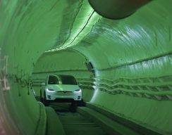 Илон Макс показал прототип тоннеля для скоростного городского транспорта 1