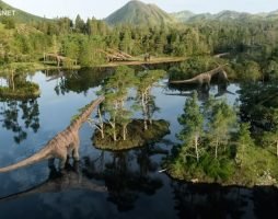 Динозавры и вулканы в трейлере документалки Life on Our Planet